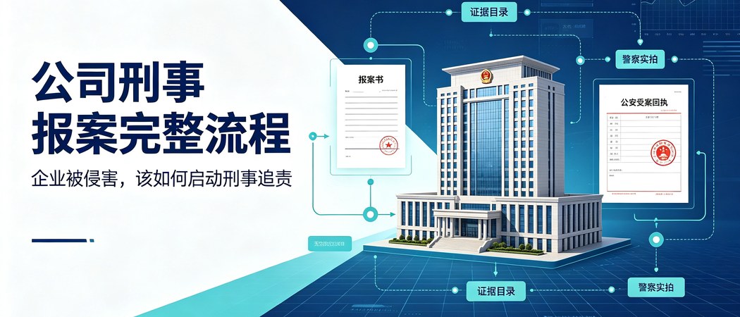 企业公司刑事报案流程与材料准备实务封面