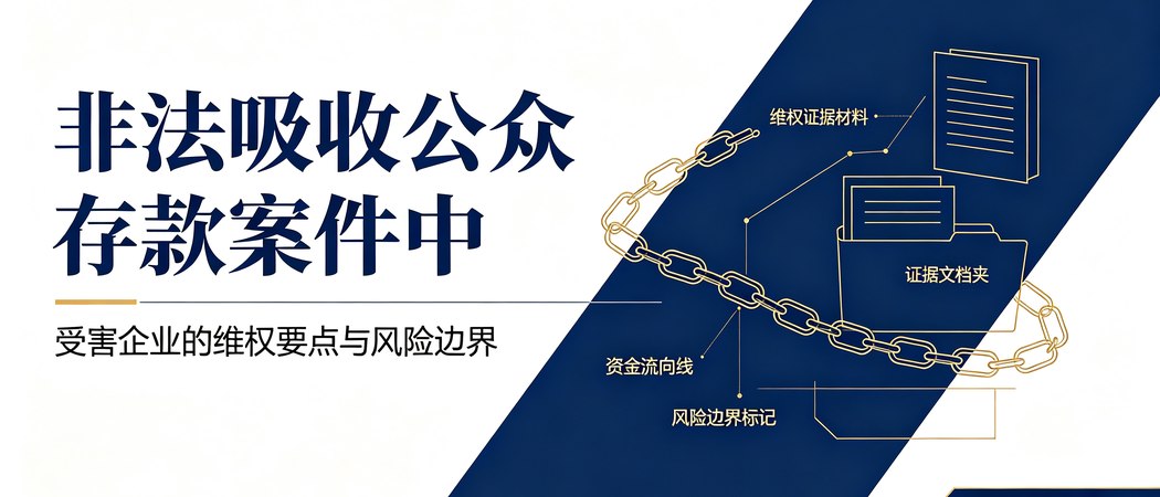 非法吸收公众存款案件中受害企业的维权要点｜深度研究封面